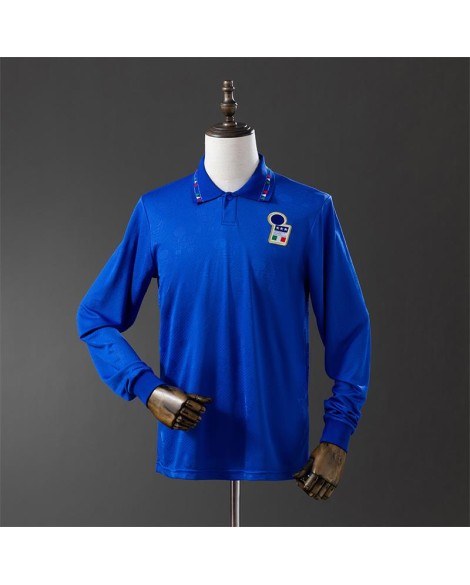 Italien 1994 Heim-Retro-Trikot (Langarm)