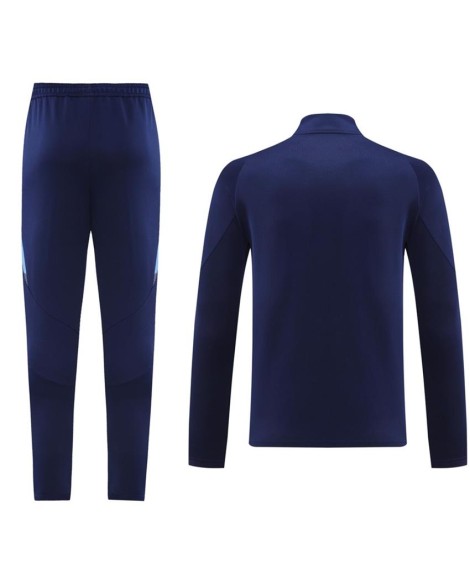 Italien Trainingsjacken-Set (Jacke + Hose) Marineblau 2024/25