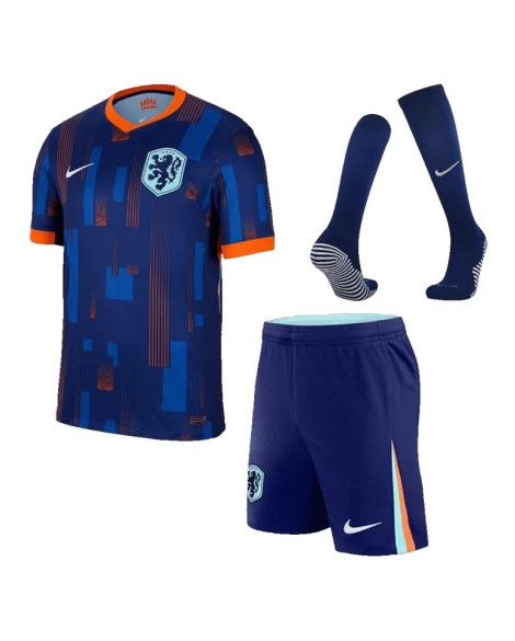 Niederlande EURO 2024 Auswärtstrikot (Trikot + Shorts + Stutzen)