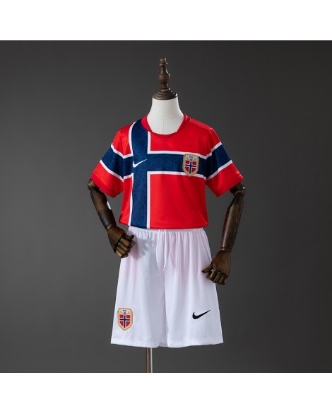 Norwegen 2026 Heimtrikot-Set (Trikot + Shorts) - Kind