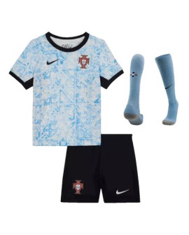 Portugal EURO 2024 Auswärtstrikot für Kinder (Trikot + Hose + Stutzen)