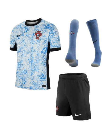 Portugal EURO 2024 Auswärtstrikot (Trikot + Shorts + Stutzen)