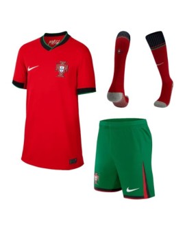 Portugal EURO 2024 Heimtrikot für Kinder (Trikot + Shorts + Socken)