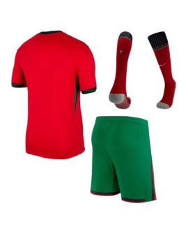 Portugal EM 2024 Heimtrikot (Trikot+Shorts+Socken)