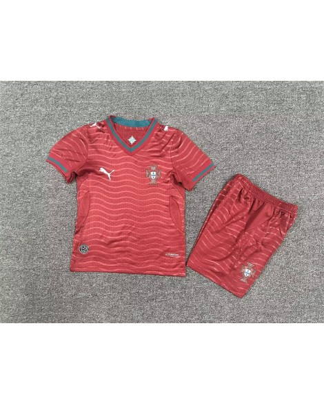 Portugal WM 2026 Heimtrikot-Set (Trikot + Shorts) - Kinder