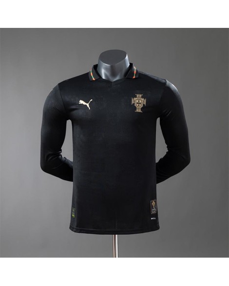 Portugal 2026 Sonderedition – Langarmtrikot Schwarzer Panther - Player