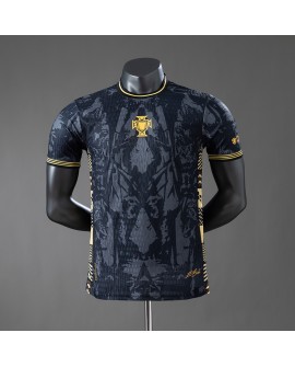 Portugal 2026 Sonderedition Schwarzes Trikot - Player