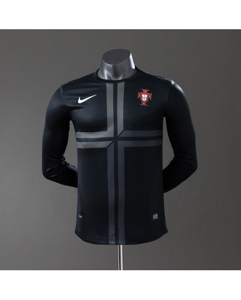 Portugal 2013 Auswärtstrikot mit langen Ärmeln im Retro-Stil - Player 