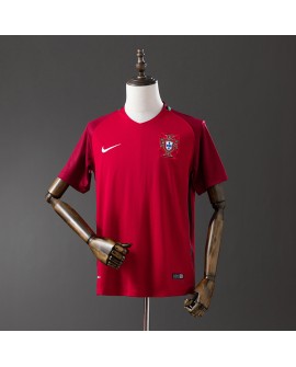2016 Portugal Retro-Heimtrikot