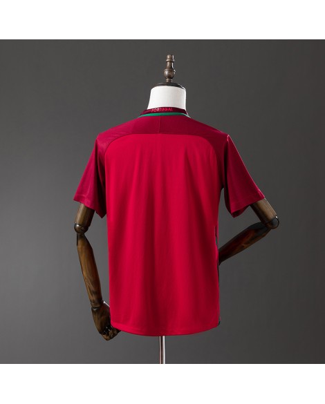 2016 Portugal Retro-Heimtrikot