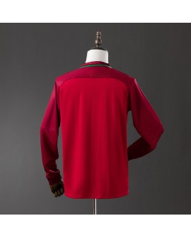 Portugal Retro-Heimtrikot 2016 mit langen Ärmeln