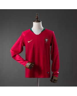 Portugal 2018 Heimtrikot Langarm Retro