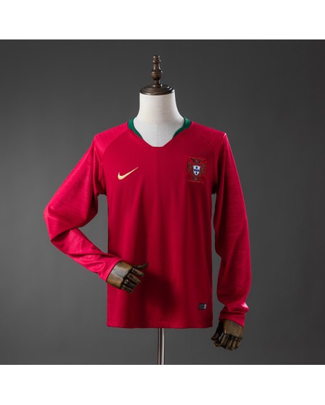 Portugal 2018 Heimtrikot Langarm Retro