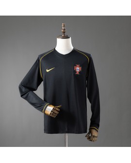Portugal 2006 Auswärts-Langarmtrikot im Retro-Stil