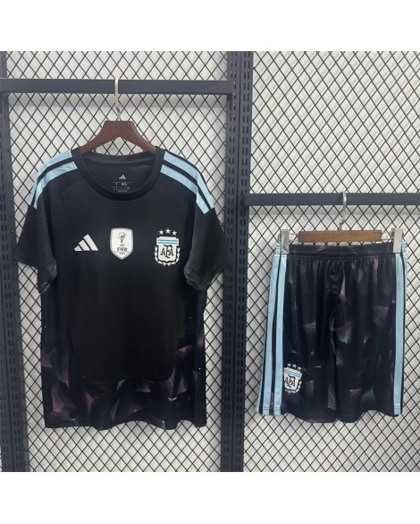 Argentinien 2026 Schwarzes Torwart-Set (Trikot + Shorts)