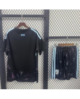 Argentinien 2026 Schwarzes Torwart-Set (Trikot + Shorts)
