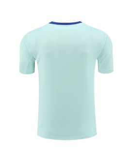Spanien EM 2024 Aufwärm-Trainingsshirt – Blau