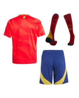 Spanien EURO 2024 Heimtrikot für Kinder (Trikot + Shorts + Socken)