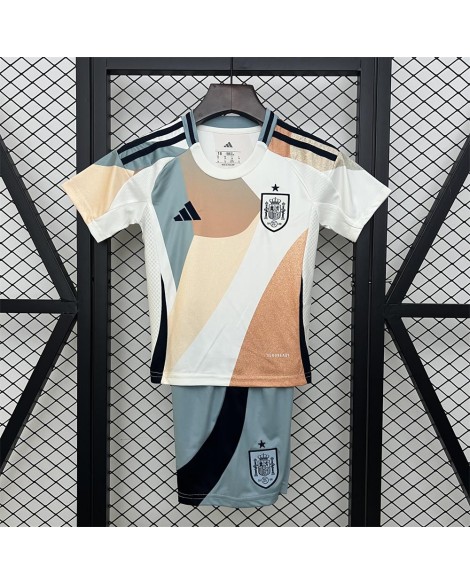 Spain Auswärtstrikot 2025 (Trikot + Hose) – Kind