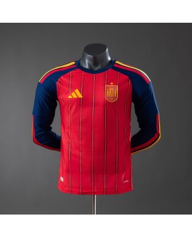 Spanien 2026 Heimtrikot Langarm - Player