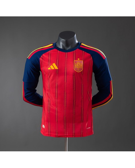 Spanien 2026 Heimtrikot Langarm - Player
