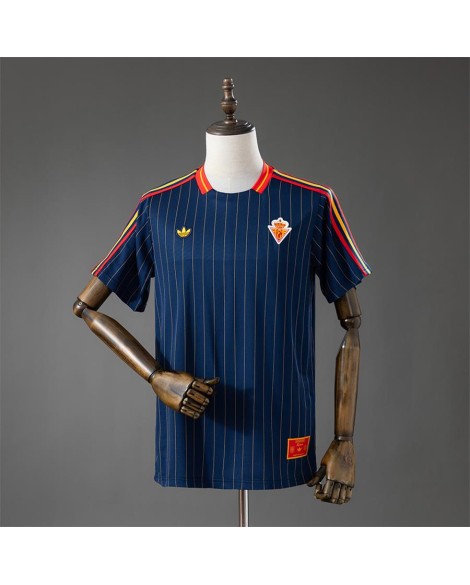 Spain Terrassen-Symbol, marineblaues T-Shirt