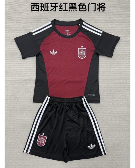 Spain Torwartausrüstung für die Saison 2026/27 (Trikot + Shorts) - Kind