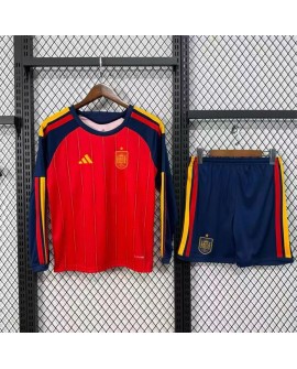 Spanien 2026 Heimtrikot-Set (Langarmtrikot + Shorts)