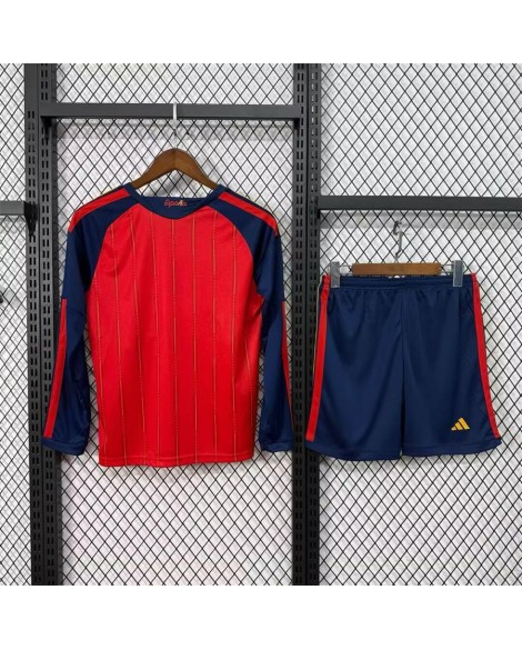 Spanien 2026 Heimtrikot-Set (Langarmtrikot + Shorts)