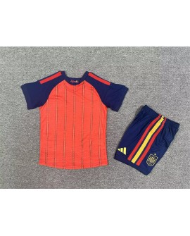 Spanien 2026 – Heim-Ausrüstung (Saison 2026) – Kinder-Spielerversion (Trikot + Hose)