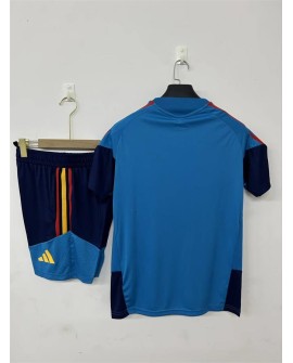 Spanien Trainingsanzug 2627 - Blau (Trikot + Shorts)