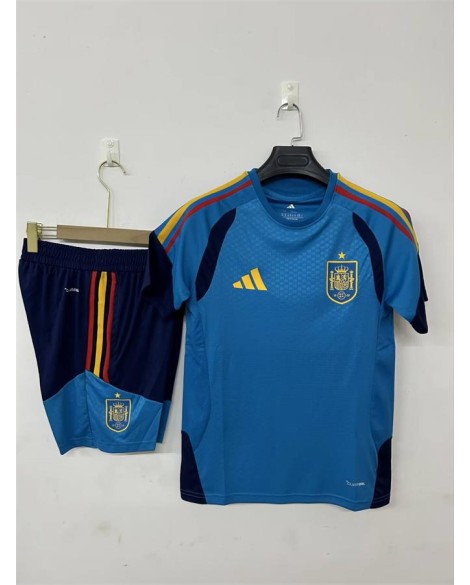 Spanien Trainingsanzug 2627 - Blau (Trikot + Shorts)