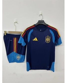 Spanien Trainingsanzug 2627 - Königsblau (Trikot + Shorts)