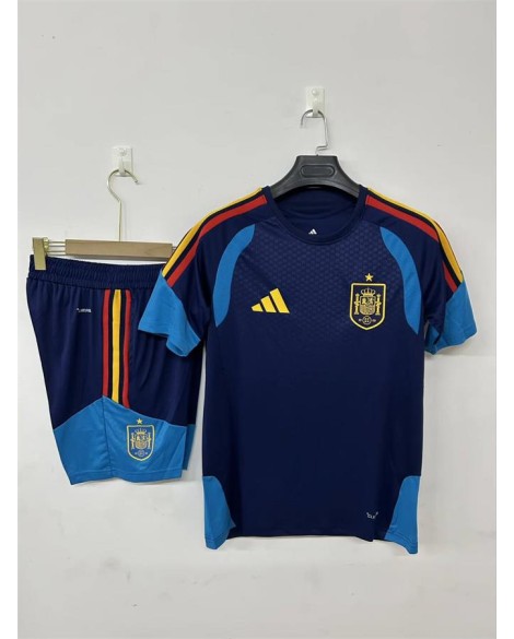 Spanien Trainingsanzug 2627 - Königsblau (Trikot + Shorts)