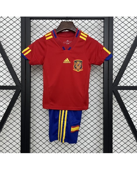 Spain 2010 Heim-Retro-Trikot – Kinder