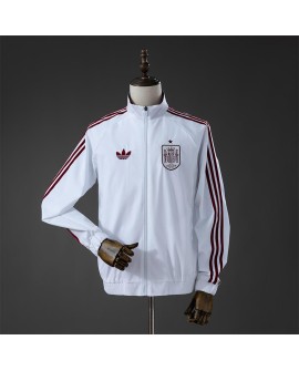 Spain 2026 Weiße Windjacke