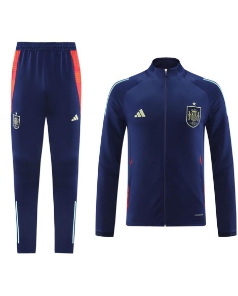 Spanien Trainingsjacken-Set (Jacke + Hose) Marineblau 2024/25