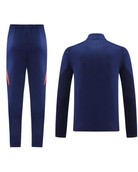 Spanien Trainingsjacken-Set (Jacke + Hose) Marineblau 2024/25