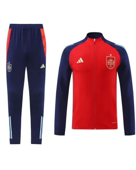 Spanien Trainingsjacken-Set (Jacke + Hose) rot 2024/25
