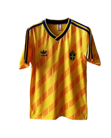 Schweden 1988 Retro-Heimtrikot