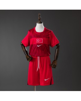 Türkiye Team Heimtrikot + Shorts 2026/27 - Kinder 