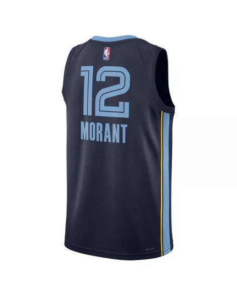 Herren Swing Man Memphis Grizzly JA Morant No.12 Ocean Hardwood Classic 2022/23- Icon Edition