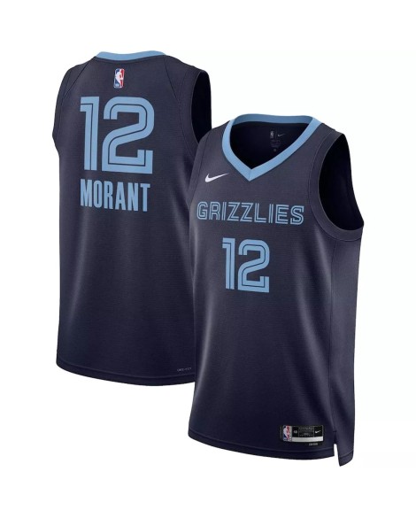 Herren Swing Man Memphis Grizzly JA Morant No.12 Ocean Hardwood Classic 2022/23- Icon Edition
