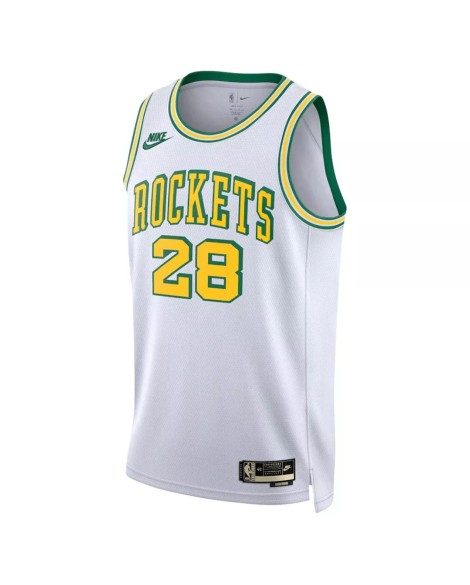 Nike White 2022/23 Herren Swingman Houston Rockets Alperen Sengun No. 28 Shirt für Männer