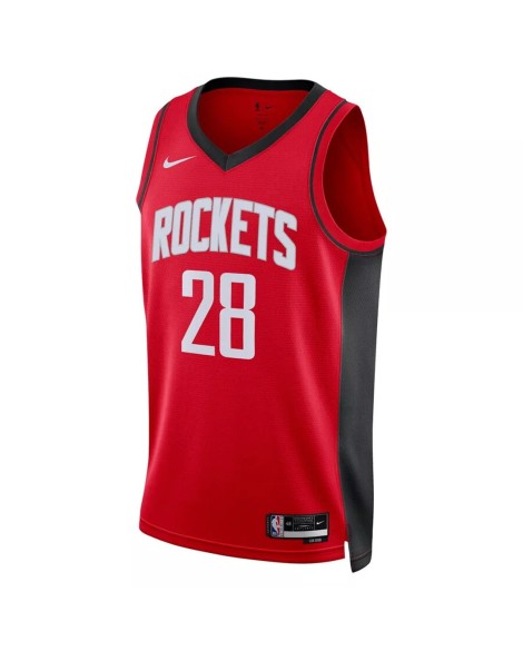 Herren Nike Swingman Houston Rockets Alperen Sengun Red 2022/23 Shirt mit Logo