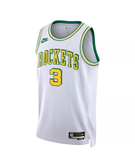 Herren Nike Weiß 2022/23 Kevin Porter Jr. No. 3 Houston Rockets Swingman Shirt mit Classic Edition