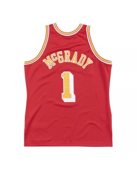 Mitchell&Ness Houston Rockets Tracy McGrady Herren NBA Swingman No.1 Shirt Rot 2004/05