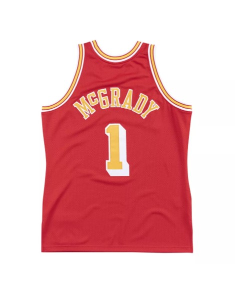 Mitchell&Ness Houston Rockets Tracy McGrady Herren NBA Swingman No.1 Shirt Rot 2004/05