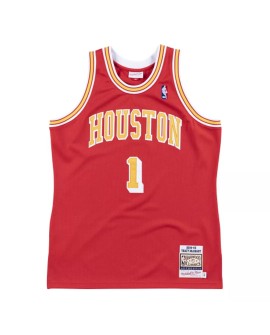 Mitchell&Ness Houston Rockets Tracy McGrady Herren NBA Swingman No.1 Shirt Rot 2004/05