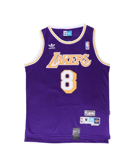 NBA Los Angeles Lakers Kobe Bryant No. 8 Adidas Lila Swingman Trikot für Herren